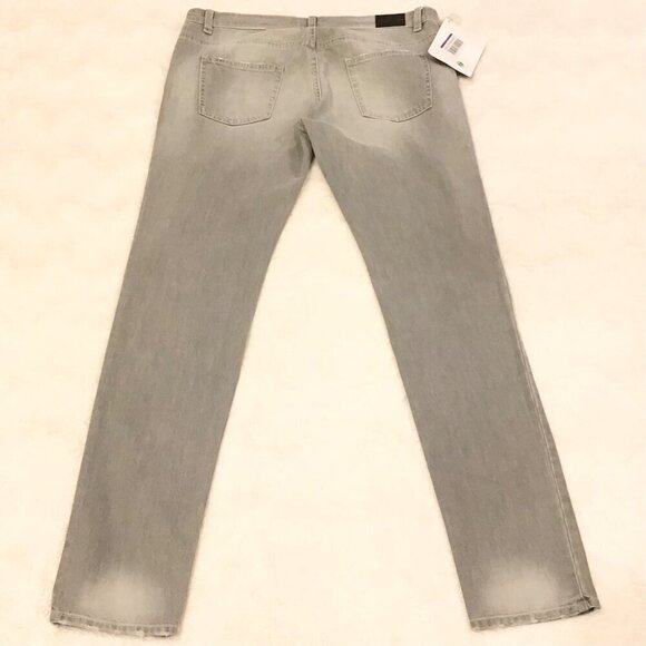 See By Chloe 32 NWOT Women’s Slim Skinny Jeans Gray Made in Italy Low Rise - Picture 4 of 8